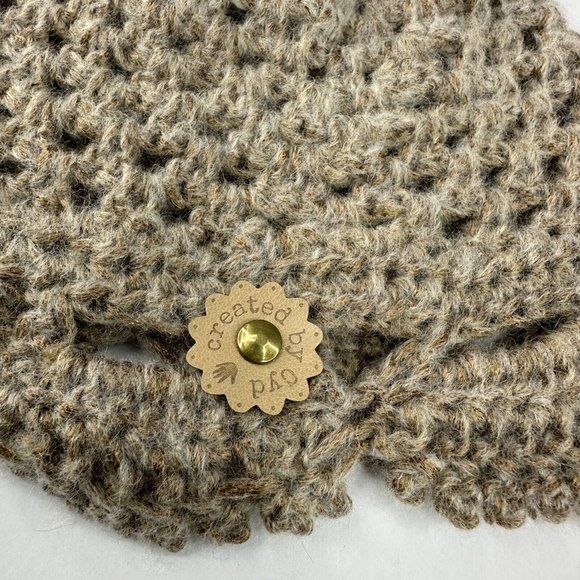 Handmade New Copper Juliet Hobbii Metallico Fine Wool‎ Knit Beanie - Adult S/M - Picture 5 of 10